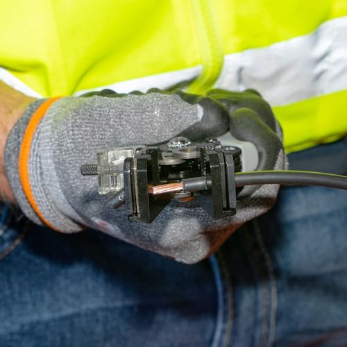 Klein Tools 11069S Automatic Solar Wire Stripper, Precision Stripping for 6 to 12 AWG Solid and 8 to 14 AWG PV Electrical Stranded Wire