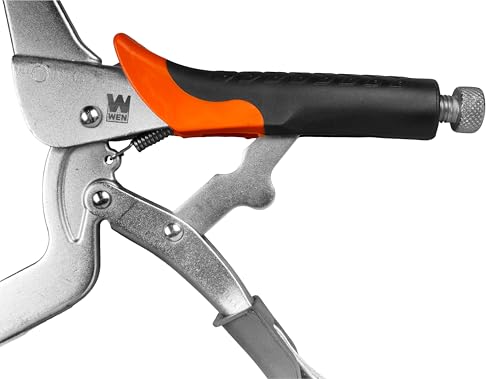 WEN 6-Inch Face Clamp for Woodworking and Pocket Hole Joinery (CL650F) - size: 6-Inch