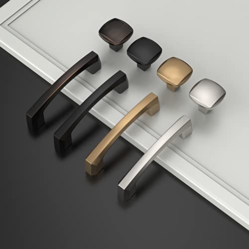 Asidrama 10 Pack Brushed Satin Nickel Kitchen Cabinet Knobs - color: Brushed Satin Nickel, size: Single Hole