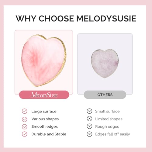 MelodySusie 1PC Heart Shape Resin Nail Art Palette, Professional Color Mixing Board for Gel Polish, Acrylics, Pigment Blending, Salon and DIY Makeup Artist Tool, Pink - color: Pink Heart Without Spatula