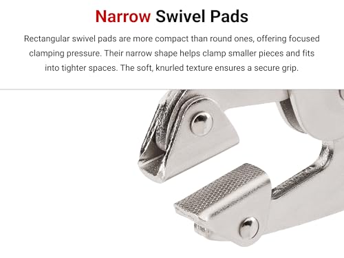 TEKTON 9 Inch Swivel Pad Locking Clamp | CLK11009 - size: 9 in., style: Swivel Pad Locking Clamp