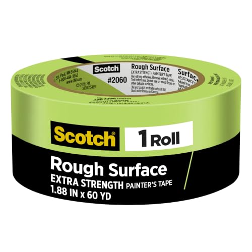Scotch Rough Surface Painter's Tape 2 Inch Wide, 1 Roll - size: 1-Pack