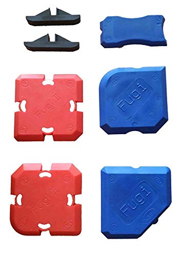 Cramer 40407 Grouting & Silicone Profiling Kit 7- Professional Tool Kit with Sealant Finishing Tools and Caulk Removal Tools