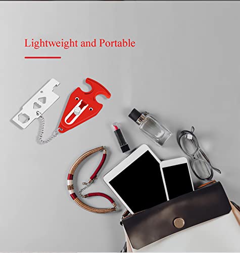 Portable Door Lock for Travel, No-Drill Hotel Security Lock -2 Pack - color: Lock 2Pack