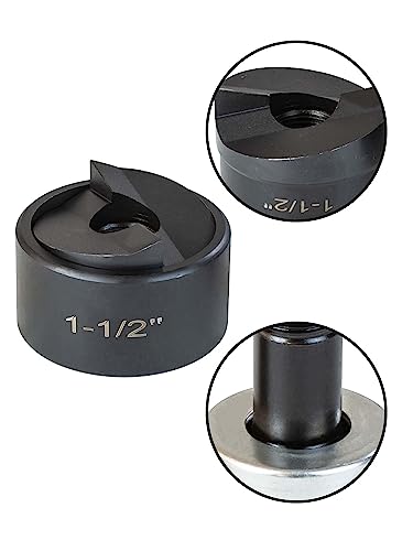 1-1/2" Conduit Knockout Punch with Manual Draw Stud 1.95" Hole - style: 1-1/2" knockout punch