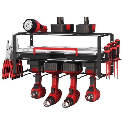 Stalwart 3-Tier Power Tool Organizer Garage Shelving Unit - size: 3 Tier