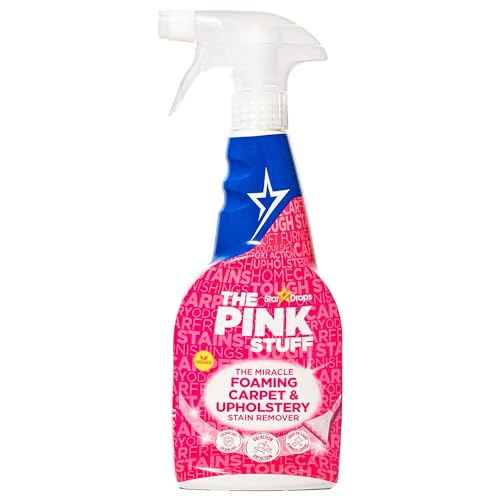 The Pink Stuff Miracle Foaming Carpet & Upholstery Stain Remover, 16 Fl Oz - size: 16.9 Fl Oz (Pack of 1)