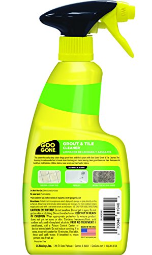 Goo Gone Grout & Tile Cleaner - Stain Remover - 14 Fl. Oz. - size: 14 Fl Oz (Pack of 1)