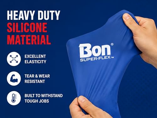 Bon Super-Flex Silicone Grout Bag 24 in. x 13 in. with 3/8 in. Replaceable Stainless Steel Tip for Consistent Mortar Flow