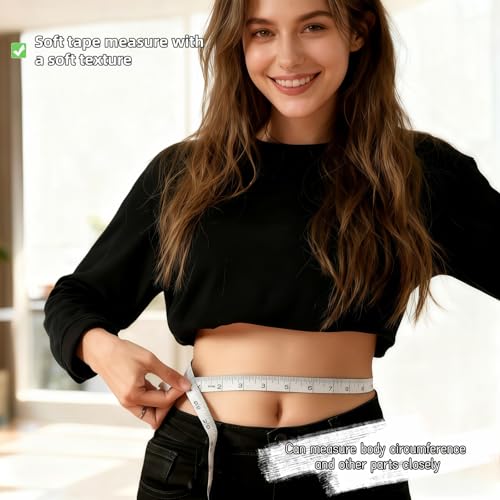 4-Pack Mini Soft Retractable Tape Measure, 60 Inch /150 cm Dual-Scale Flexible Sewing Tailor Cloth Measuring Tape for Body Measurements, Fabric Craft, Weight Loss Tracking, 4 Colors