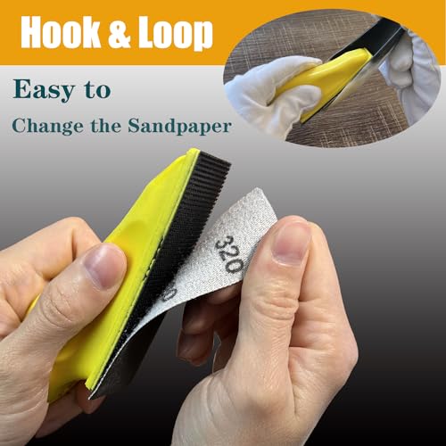 Micro Detail Sander with 70PCS Sandpaper-Grit 180 240 320 400 600 800 1000 - style: Grey(Grit 180-1000)