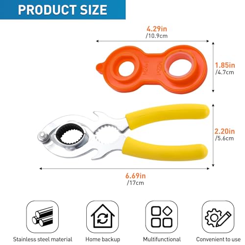 2pcs Faucet Aerator Removal wrench with gloves,Faucet Bubbler Wrench Kit,Faucet Aerator Disassembly Wrench Tool for Kitchen Sink Bathroom Tap Aerator, Installing Faucet Removal Repair Spanner Tool