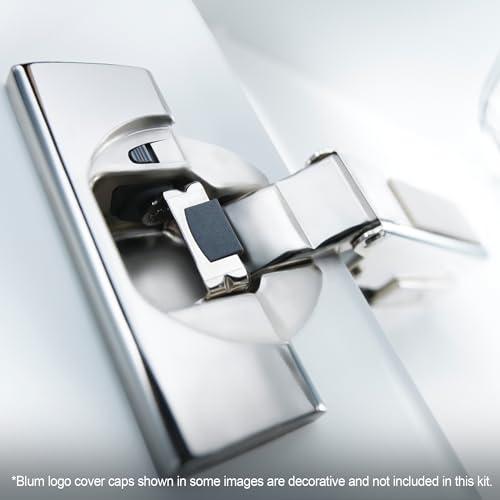 Blum Clip top BLUMOTION Hinge Kit Full Overlay 110° for Frameless Cabinets - size: 4 Kits