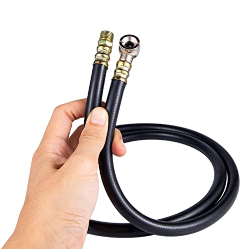 5 Feet Air Tank Repair Kit w/Safety Valve,Performance Tool W10058 Air Tank Repair Kit,Air Tank Valve Kit with Pressure Gauge and 5 Feet Air Tank Hose Assembly kit for Portable Carry Tank - size: 1PC 5 Feet Air Tank Repair Kit