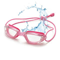 Aegend Swim Goggles, Swimming Goggles No Leaking Full Protect Adult Youth - color: Transparent Rose Red