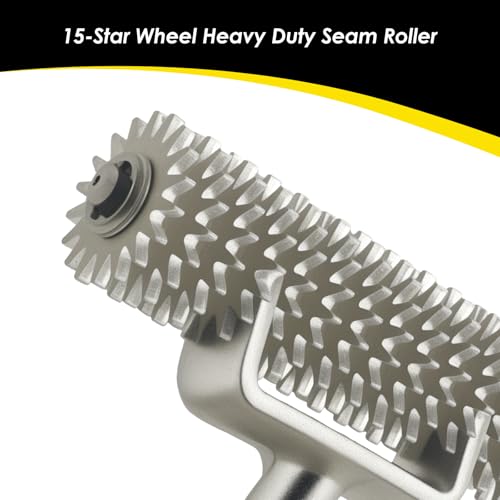 Carpet Seam Roller Tool - Ergonomic Non-Slip Handle for Easy Use, Hot Melt Tape Roller for Loop Pile Carpets, Lightweight Design for Home and Commercial Applications - size: Single Roller Only