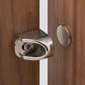 Keenkee 4 Set Magnetic Cabinet Door Catches, Nickel Color - color: Nickel