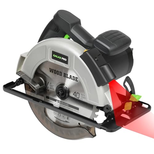 GALAX PRO 6000RPM 11Amp Corded Circular Saw with Laser
