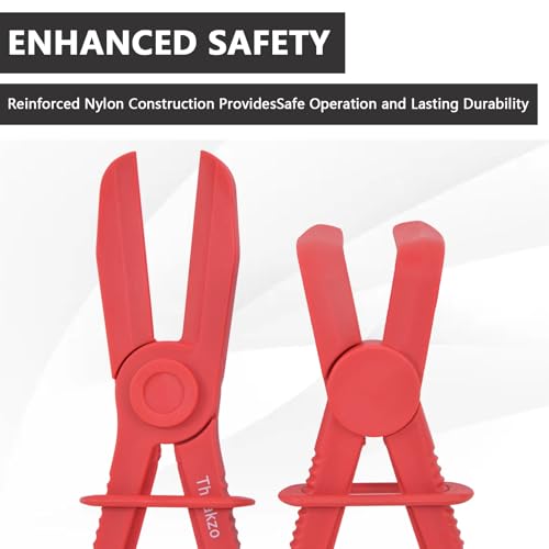 6-Piece Plastic Hose Pinch Off Pliers, Straight & 90° Angled