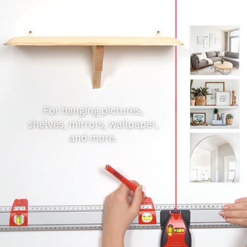Kapro 814 - Set&Match Ruler + Pro Line Laser and Stud Finder - 36 - size: 36-Inch, style: Pro Laser Set-A-Shelf