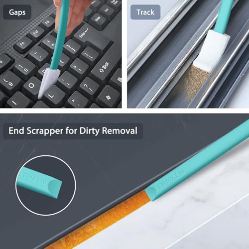 Lumkew Crevice Cleaning Brush Tool Toilet Seat Crack Gaps Cleaner, 40pcs