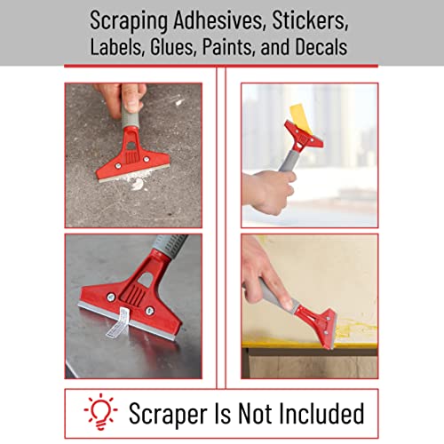Bates- Replacement Scraper Blades, 4 Inch, 30 Pcs, Scraper Blades, Floor Scrapper Blade, Replacement Razor Blades, Carbon Steel Razor Blades, Paint Scraper Blades, 4 Inch Scraper Blades - size: 30 Pcs