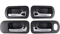 NewYall Interior Door Handles Set for Honda Civic 2001-2005