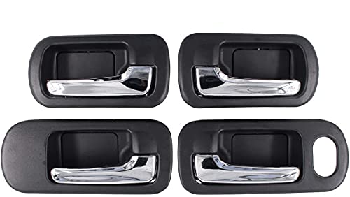 NewYall Interior Door Handles Set for Honda Civic 2001-2005