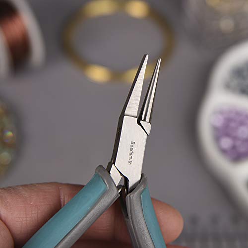 The Beadsmith Simply Modern Round & Flat Nose Pliers - size: Half Round/Half Flat Nose