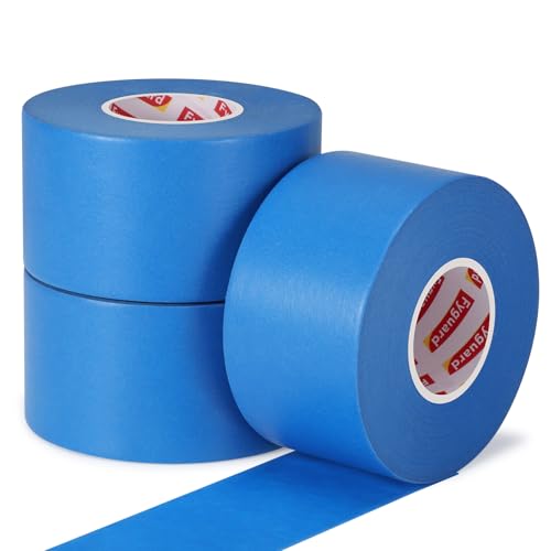 3 Rolls Painters Tape 2 Inch Wide Blue Painters Tape for Wall Painting - size: 3rolls/2in（L)