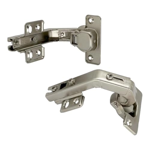 2pcs DTC 135° Corner Cabinet Hinges 135-degree Soft Close Hinges for Corner Kitchen Cabinet Replacement Hardware