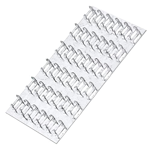 Truss Plates 3x6, 10 Pack Pronged Truss Mending Plate with Nail Teeth, Tie Plate for Roofing Wood Connector, 20 Ga Thickness - size: 3x6in -10pcs