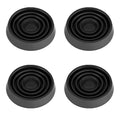 Furniture Coasters, 1.5X1.5 Rubber Caster Cups Non Slip Furniture Pads - color: Black, size: 1.5” 4pcs - new
