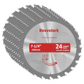 10 PCS Circular Saw Blade 7-1/4" 24T for Cutting Wood, 5/8" Arbor - size: 7-1/4 In 24T(10PCS)