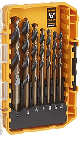 DEWALT Black Oxide Drill Bit Set, 20-Piece (DW1177) - size: 20 Pieces, style: Single Unit