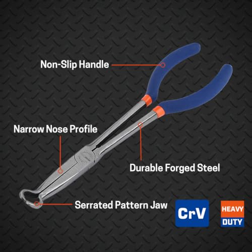 11'' Long Reach Hose Grip Pliers, Heavy Duty Ring Hose Removal Tool - style: 11'' Circle