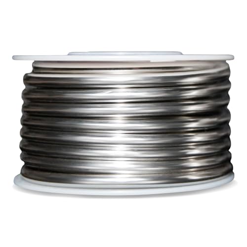 AIM Lead-Free Plumbing Solder, Silver Bearing, 0.125inch dia, 1/2 Lb Spool - size: 0.5lb-227g (3mm-0.125inch)