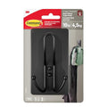 Command X-Large Black Triple Hooks, 1 Hook, 3 Strips - style: 1-Pack