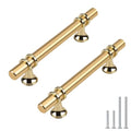 Haliwu 10 Pack 3-3/4 Inch Gold Cabinet Handles | 96mm Hole Center, Solid Aluminum and Zinc Alloy, Kitchen Pulls Hardware for Bathroom Drawer Dresser - color: Gold, size: 3-3/4 inch (96mm) hole spacing