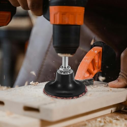 HARFINGTON 53pcs Quick Change Discs Set 1.8" Lock Sanding Discs with 1/4" Shank Pad Holder 36/60/80/120/240 Grit Surface Conditioning for Polish Rust Removal - size: 2"