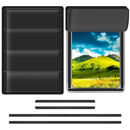 RV Door Window Shade Cover 25" (L) x 16" (W), Foldable Hook&Loop Design, RV Blackout Window Cover with UV Protection, Waterproof Fabric, Reflective - color: Light Black, size: 1 Pack (25"L x 16"W)