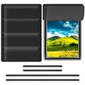 RV Door Window Shade Cover 25" (L) x 16" (W), Foldable Hook&Loop Design, RV Blackout Window Cover with UV Protection, Waterproof Fabric, Reflective - color: Light Black, size: 1 Pack (25"L x 16"W)
