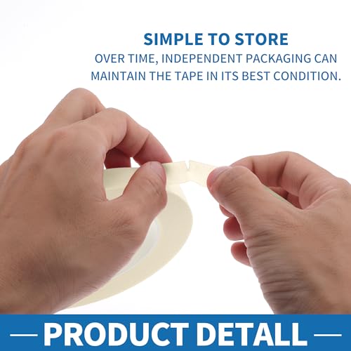 Painters Tape Easy Removal 0.5 Inches x 52.5 Yards White - color: White, size: 0.5 Inches x 52.5 Yards