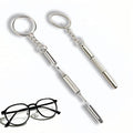 Glasses Repair Kit, 2-Pack 3-in-1 Precision Screwdriver Set with Keychain, Mini Stainless Steel Screwdriver Tool for Eyeglasses, Sunglasses, Phone, Watch, Laptop, and Jewelry (Flathead, Phillips, Hex)
