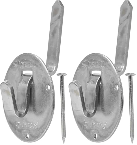 OOK by Hillman 591810 No Stud Picture Hanger 200lbs 1 Set, Zinc-Plated (Pack of 2) - size: 1 Count (Pack of 2)