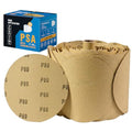 S SATC 100 PCS PSA Sanding Discs 6 Inch Adhesive Backed Sandpaper 80 Grit Sander Attachment for Drill Self Stick Aluminum Oxide Round Automotive Sandpaper with Sticky Back - style: 80 Grit
