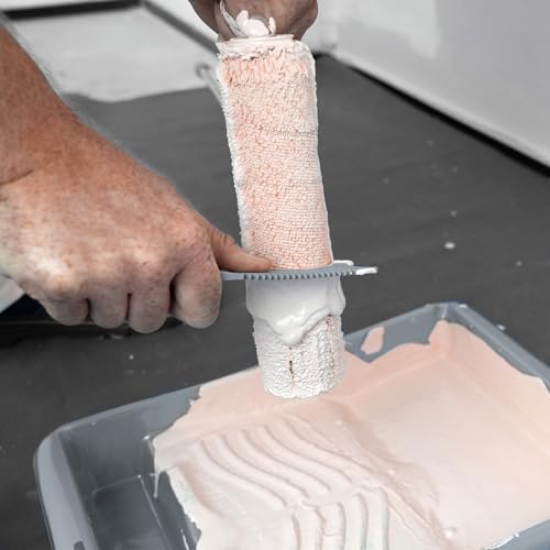 ROLLINGDOG 9 Inch Paint Roller Kit with Extension Pole - color: 11 pc paint roller kit with masking tape