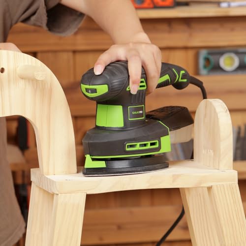 GALAX PRO 2-in-1 Cordled Sheet/Detail Sander 250W, 12 Pcs Sandpapers - style: Corded 2-in-1 Sheet Sanders/Detail Sanders