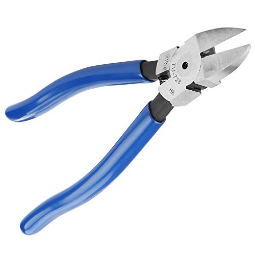 8inch Blue Diagonal Flush Wire Cutting Pliers, Easy Carry Diagonal Pliers