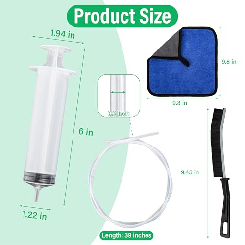 ecocstm Auto Sunroof Drain Cleaning Tool, 120 Inch Flexible Drain Brush - size: 120 Inch sets